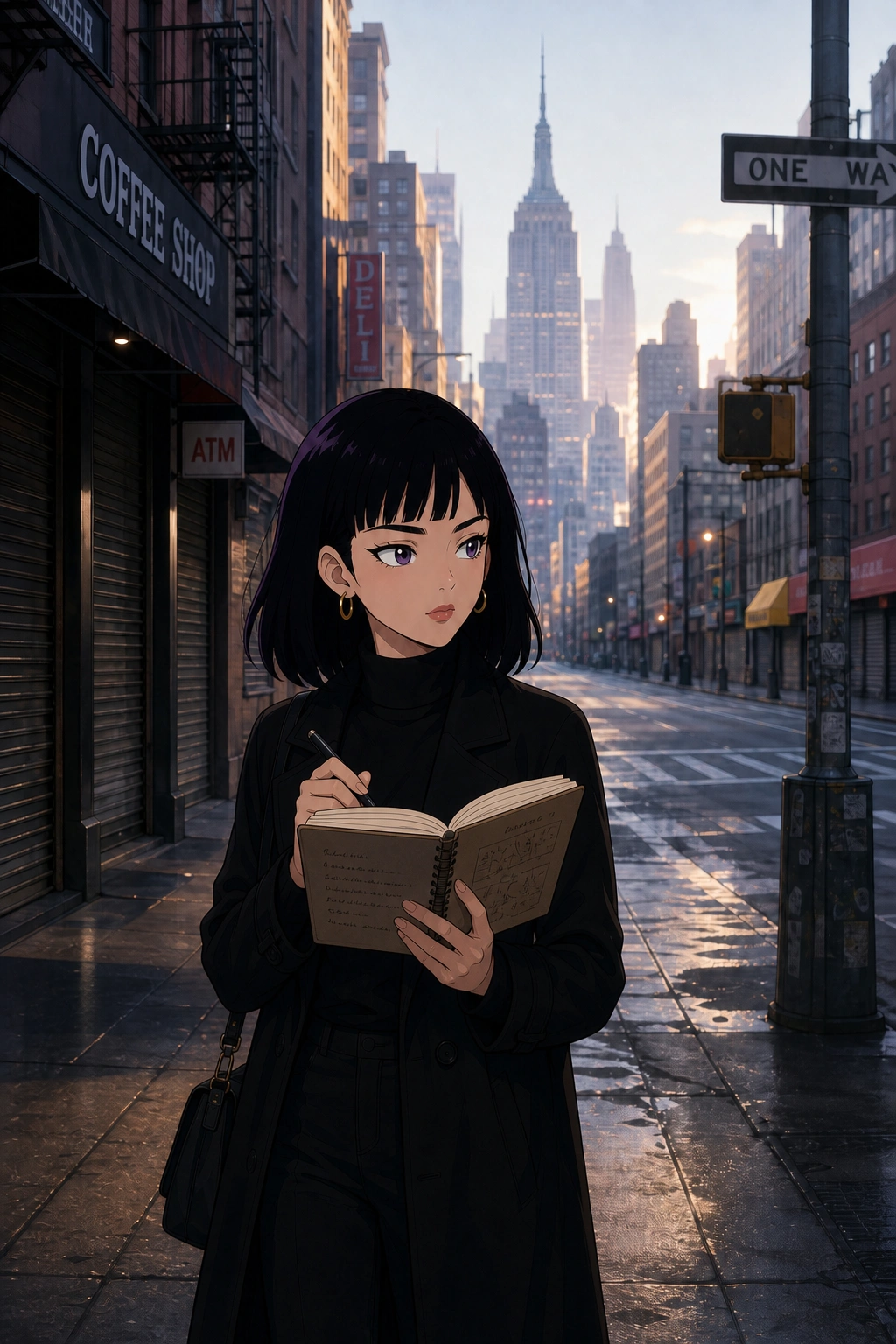 Businesses illustration — morning