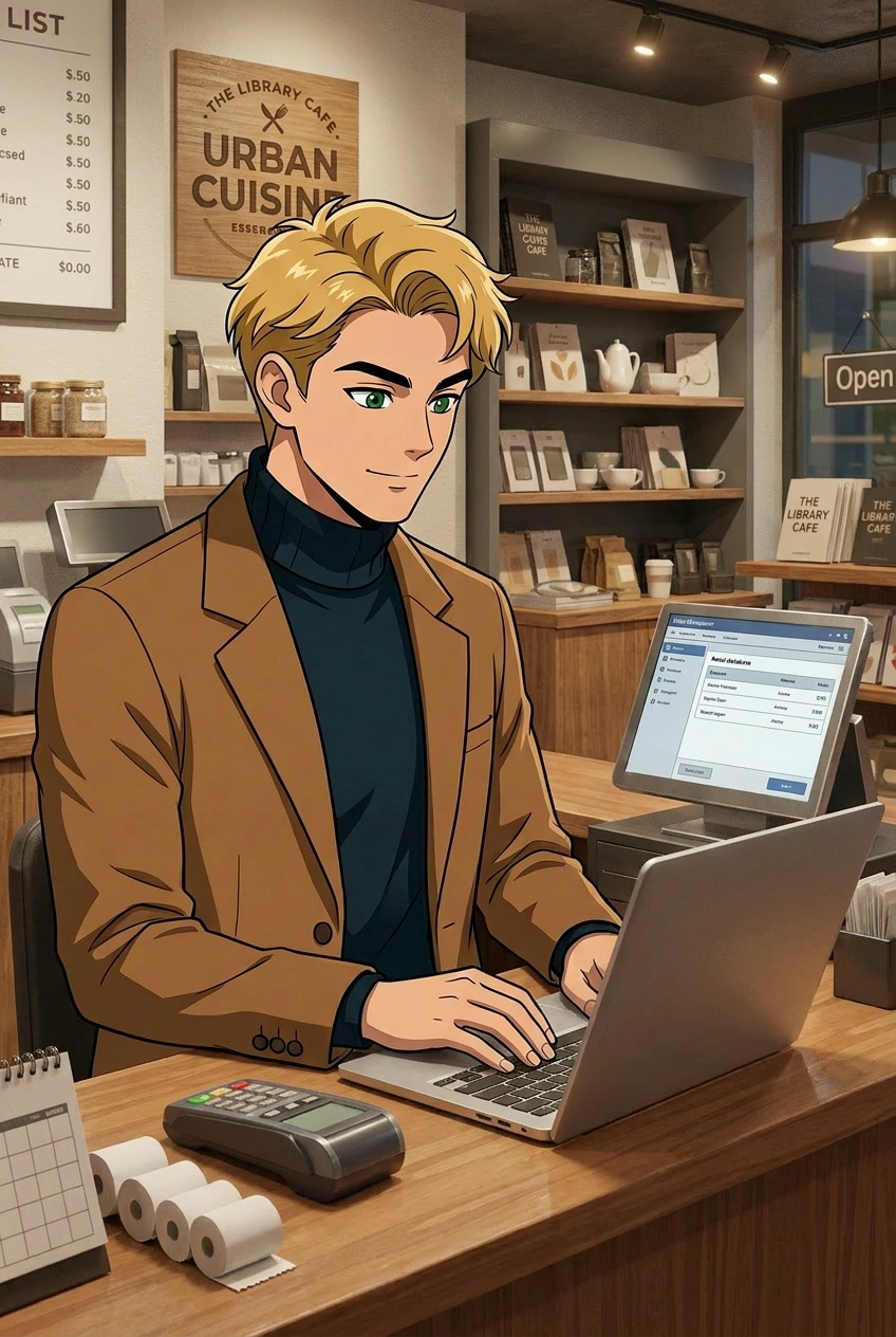 Businesses illustration — midday