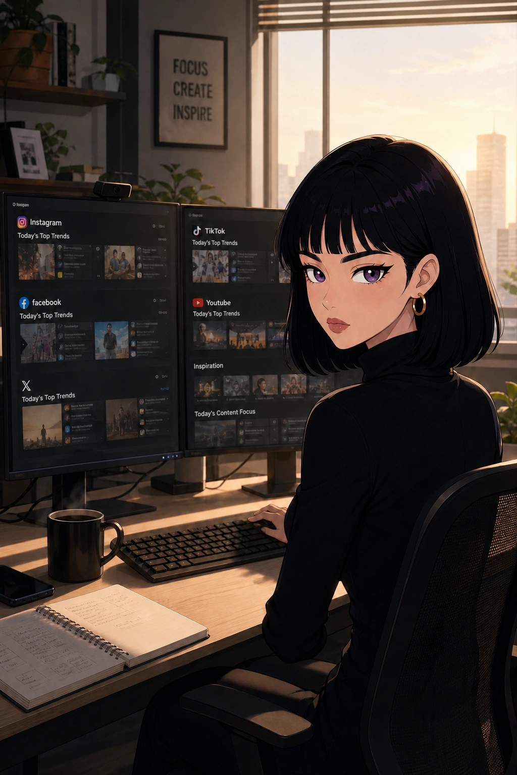 Creators illustration — morning